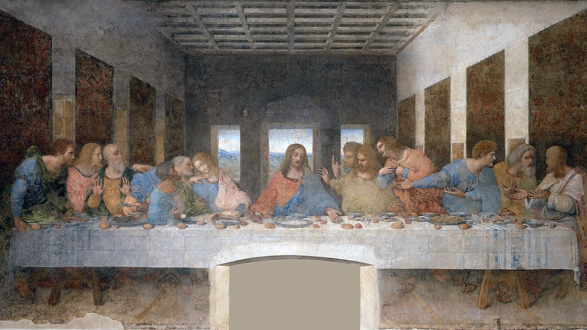 The Last Supper by Leonardo Da Vinci [1490s (Julian)]